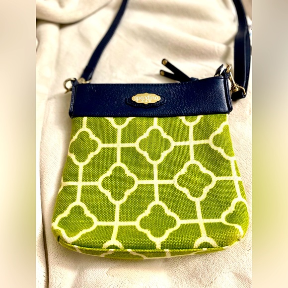 Faye Crossbody Castillo Green Palms - Spartina